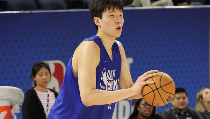 杨瀚森首站试训开拓者！队记称其潜在首轮秀 崔永熙也曾为该队打夏联