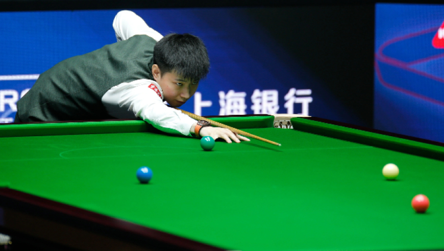 上海大师赛：赵心童被打6连鞭黯然出局，威尔逊时隔十年再进决赛