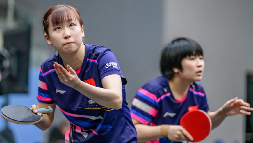 国乒女队新年首冠诞生！女双决赛大获全胜，两位小将轰出11-1比分