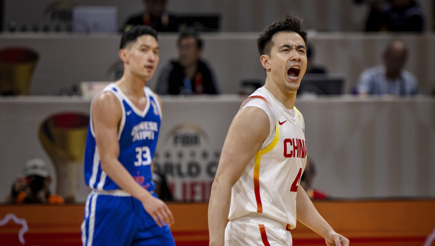 末节大逆转！中国男篮险胜中国台北 全队众志成城10人得分
