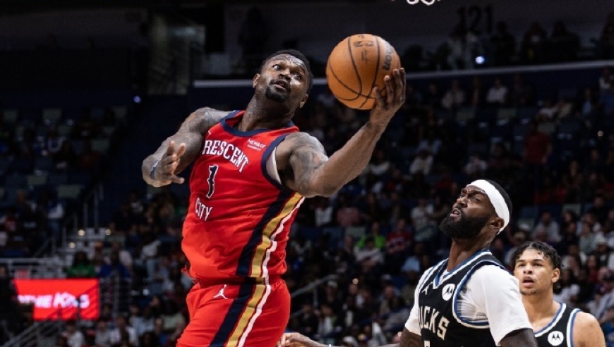 雄鹿连两季横扫鹈鹕：锡安32分 无字母哥仍3人25+7人上双