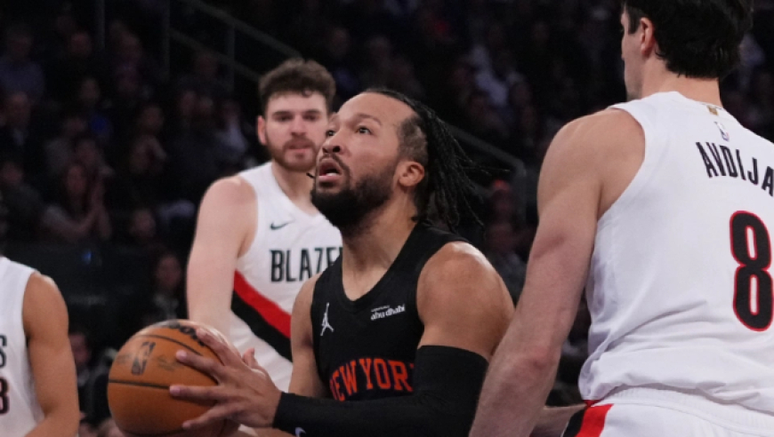 杨瀚森4分钟折返跑！开拓者4连败不敌尼克斯 布伦森解锁万分里程碑