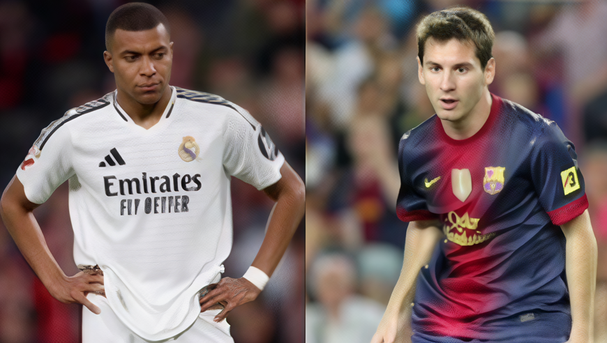 姆巴佩27周岁生涯总数据，遥遥领先梅罗？