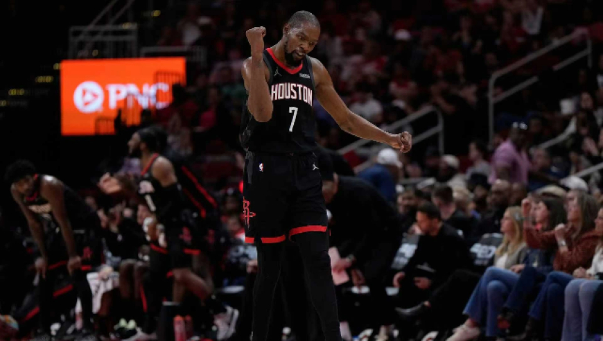 死神来了！慢镜回看杜兰特制胜一击 标志性干拔跳投强行反超