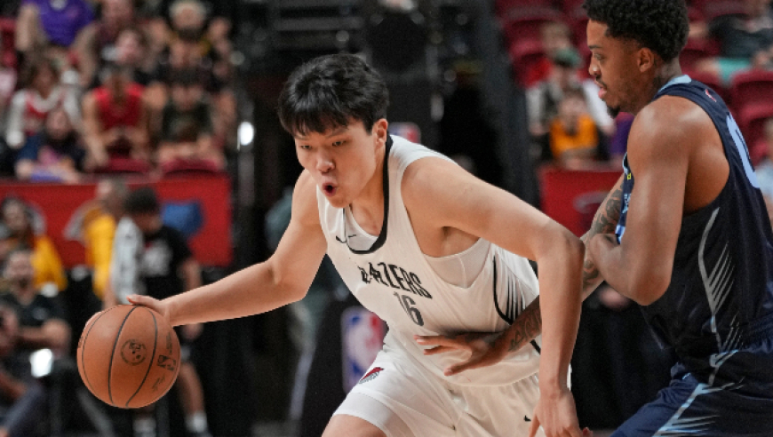 NBA夏联：开拓者背靠背遭灰熊逆转 杨瀚森10+5连续两场得分上双