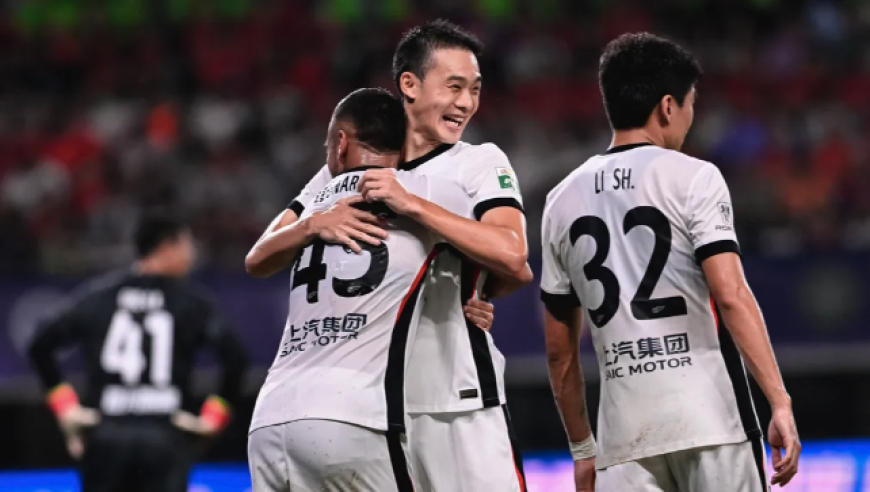 中超：海港客场4-2梅州10轮不败 刘若钒传射 莱昂纳多连场破门