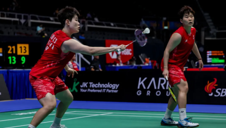 击溃世界第三！日羽赛女双决赛：圣坛组合2-0加冕夺赛季第五冠