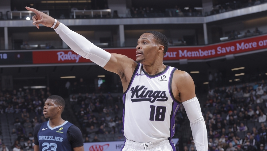 1日NBA官方十佳球：威少脑后助攻蒙克 亚当斯封盖+隔扣天神下凡