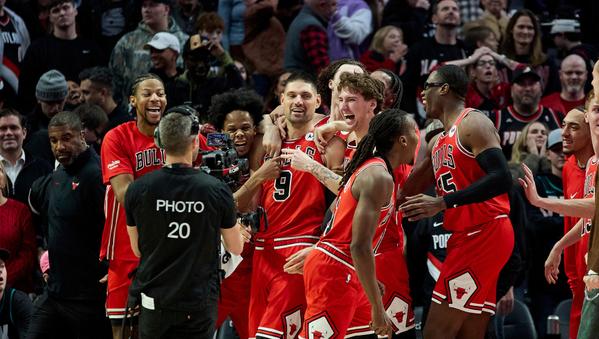 公牛开拓者最后时刻：怀特传给对手 开拓者连失罚球 武切维奇三分绝杀