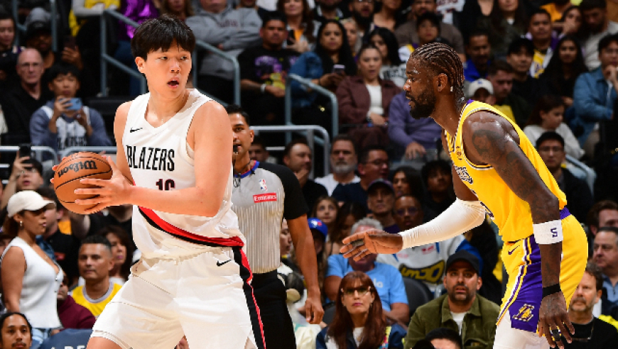 NBA常规赛：里夫斯41分湖人不敌开拓者 杨瀚森登场8分钟贡献1分1板