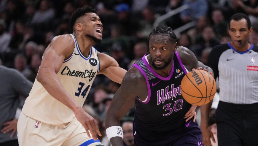 华子戈贝尔缺阵替补暴走 兰德尔29+8+6力压字母 森林狼33分血洗雄鹿