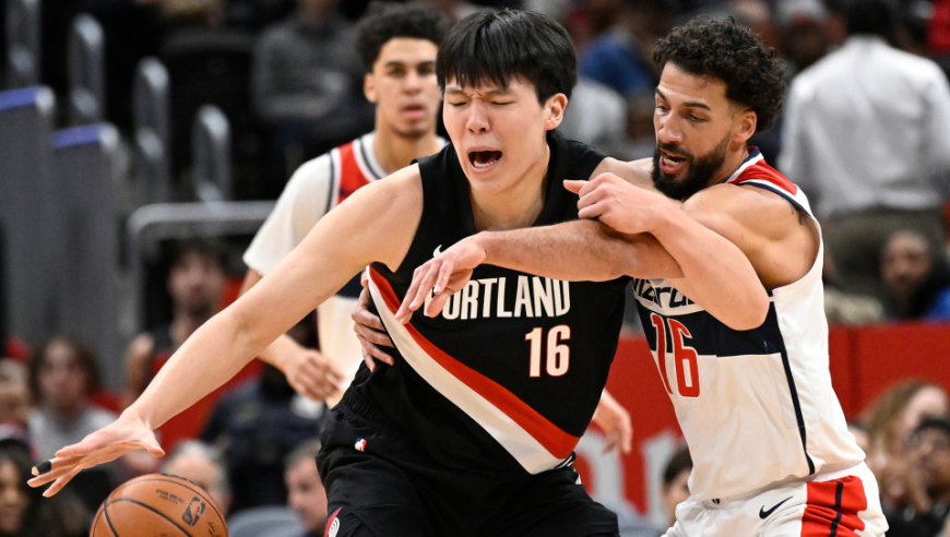 数据帝：杨瀚森一数据创球队最高 一人29+12+6帽变历史第四人