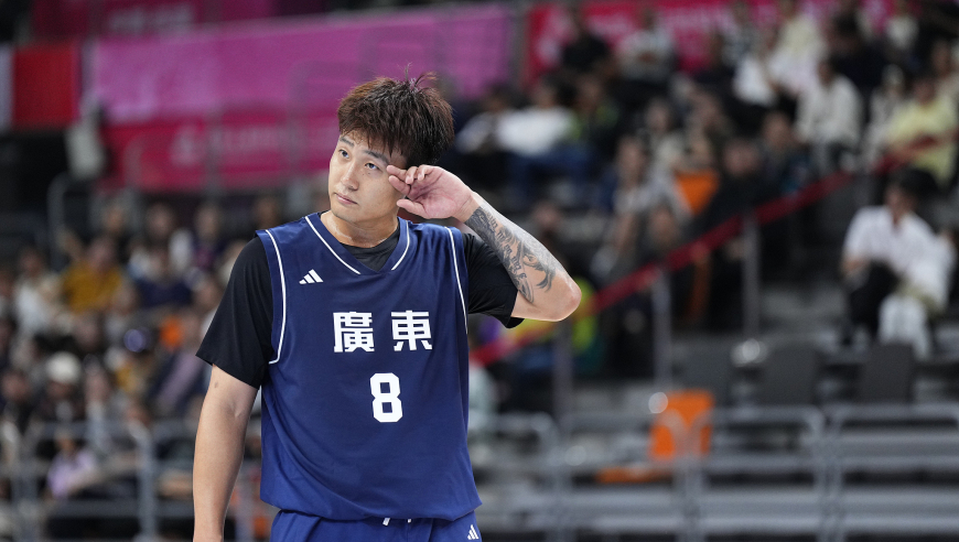 全运会：赵睿13+8+7广东轻取浙江 胡明轩14分余嘉豪空砍两双
