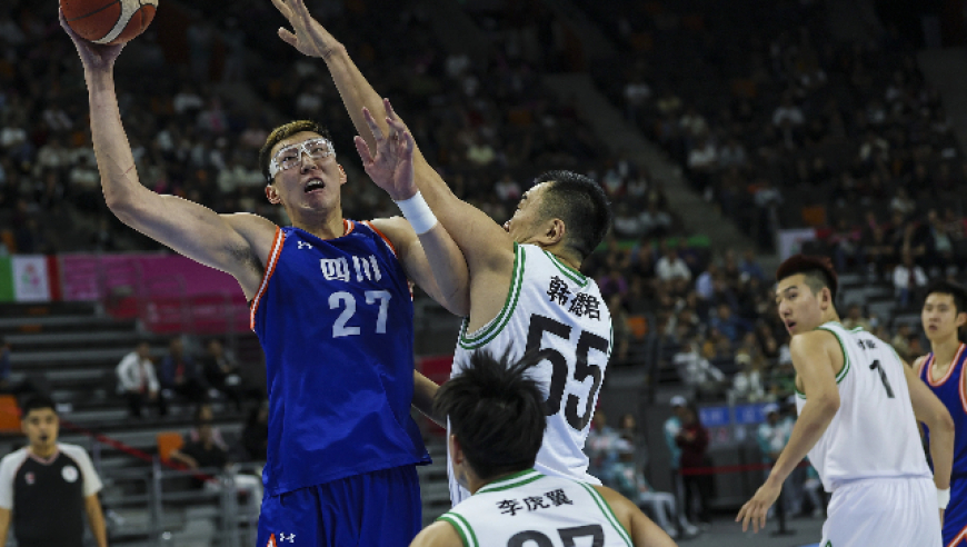 全运男篮：四川大胜辽宁夺铜创纪录 周琦16+13韩德君告别战17板 