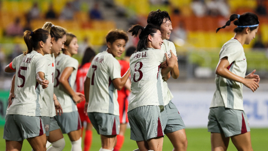 补时遭绝平！中国女足2-2韩国：姚伟传射+世界波，邵子钦建功