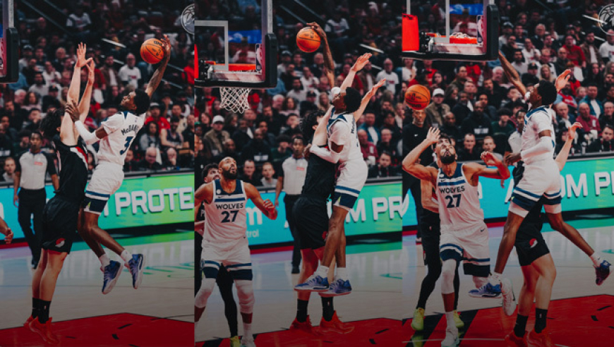 欢迎来到NBA！杨瀚森篮下被戈贝尔血帽 随后又遭遇麦丹隔扣