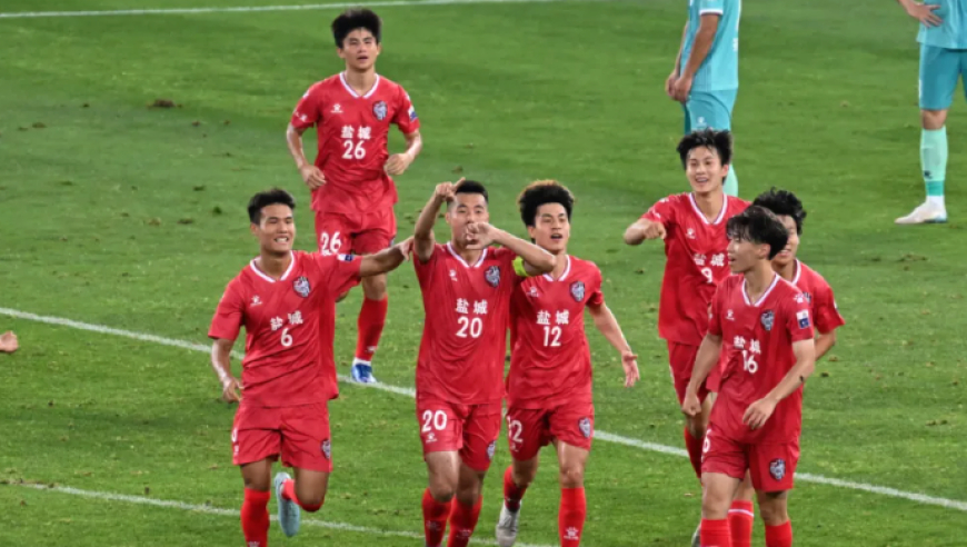 重回榜首！苏超盐城队2-0镇江队升至苏超第1 镇江4轮不胜仍倒2