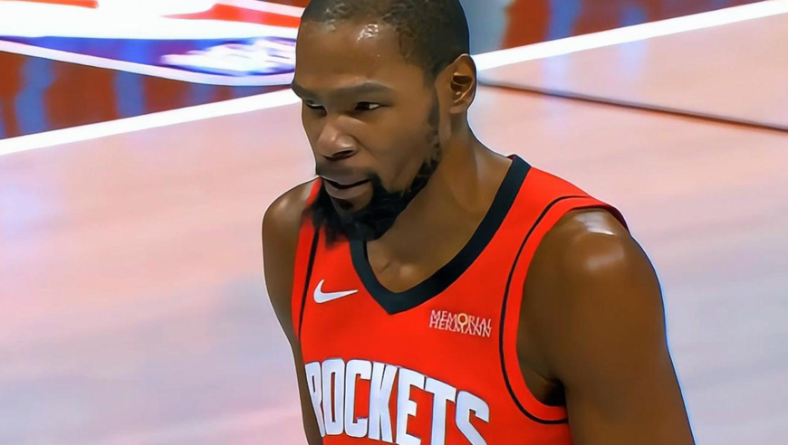 复仇！杜兰特vs掘金半场16分集锦：封盖约基奇+面对包夹强行得分