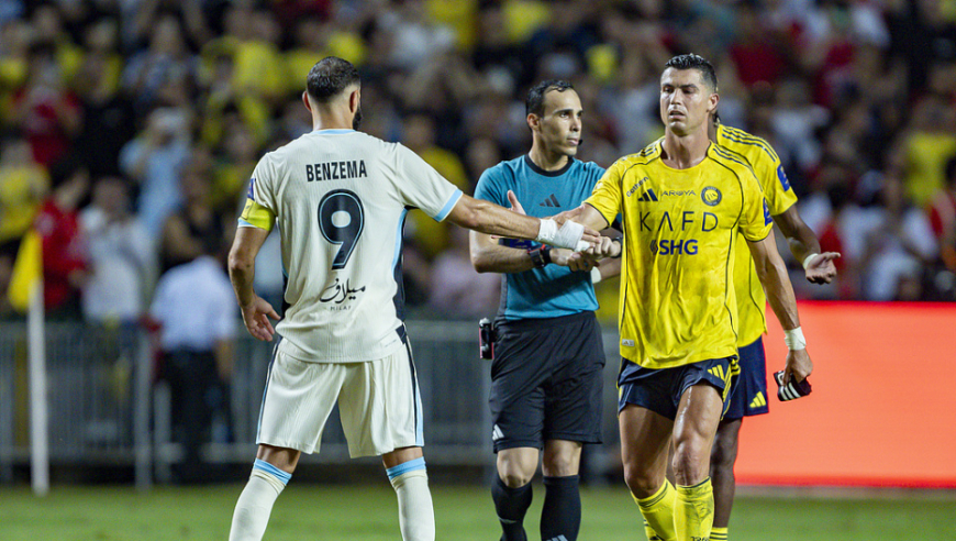 C罗罢赛抗议奏效？本泽马加盟新月交易破裂！争冠头号劲敌痛失强援