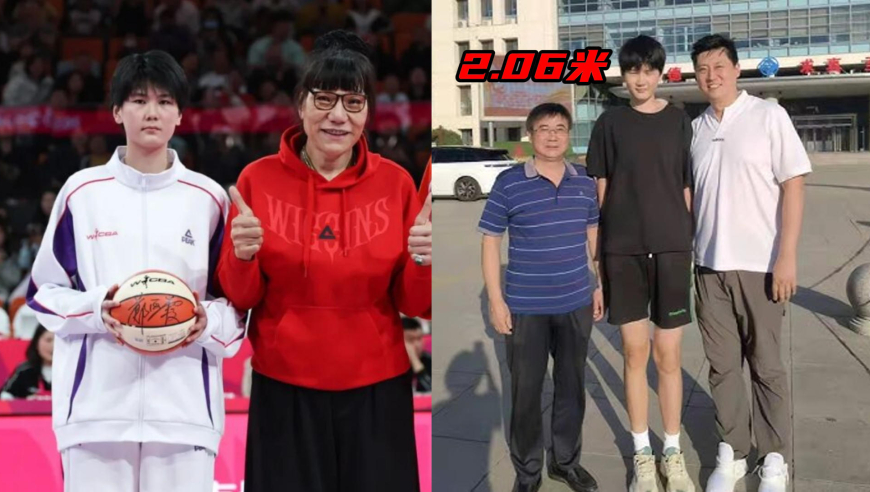 15岁2米06！中国女篮未来之星，单场28分34篮板太炸了