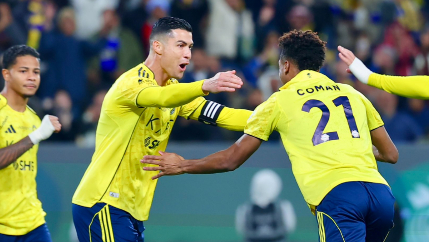 C罗空门吃饼！慢镜看菲利克斯两度保姆级助攻，胜利四连胜强势复苏