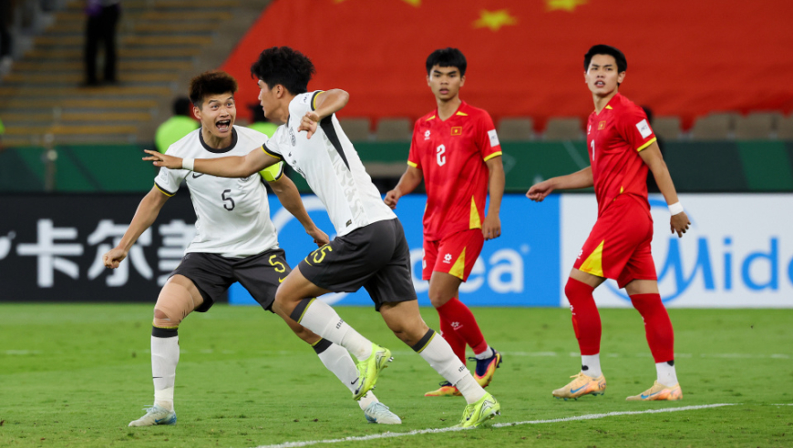 继续刷新历史！U23亚洲杯：国足3-0十人越南 首进决赛与日本争冠