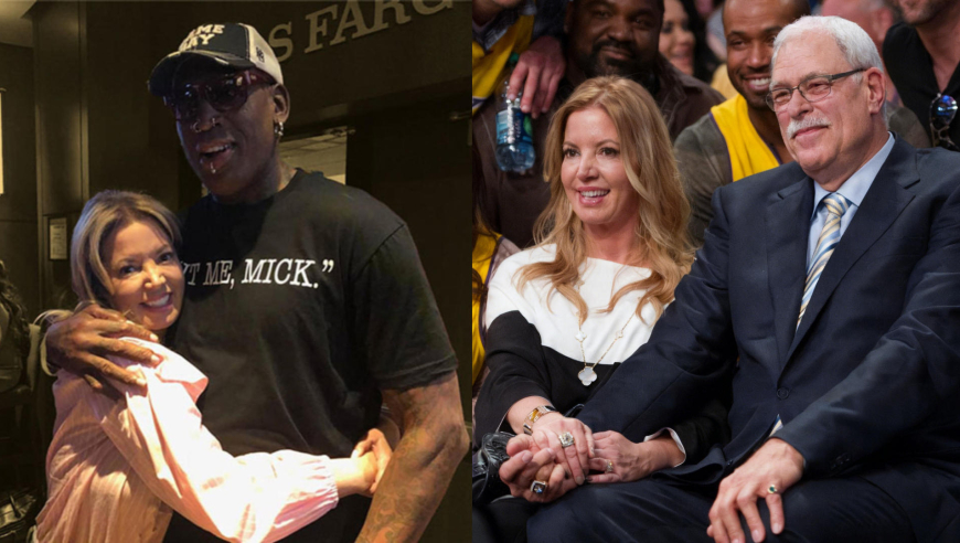 61岁订婚！湖人总裁视男人如玩物，征服罗德曼和“禅师”约会20年