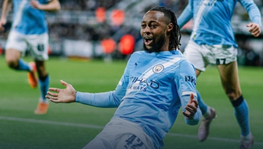 联赛杯-曼城首回合2-0纽卡，塞梅尼奥连场破门+进球被吹，谢尔基建功