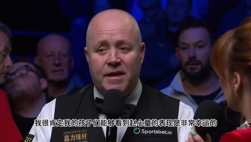 希金斯亚军感言：&ldquo;我的孩子很幸运能看到赵心童，他是真正的天才&rdquo;