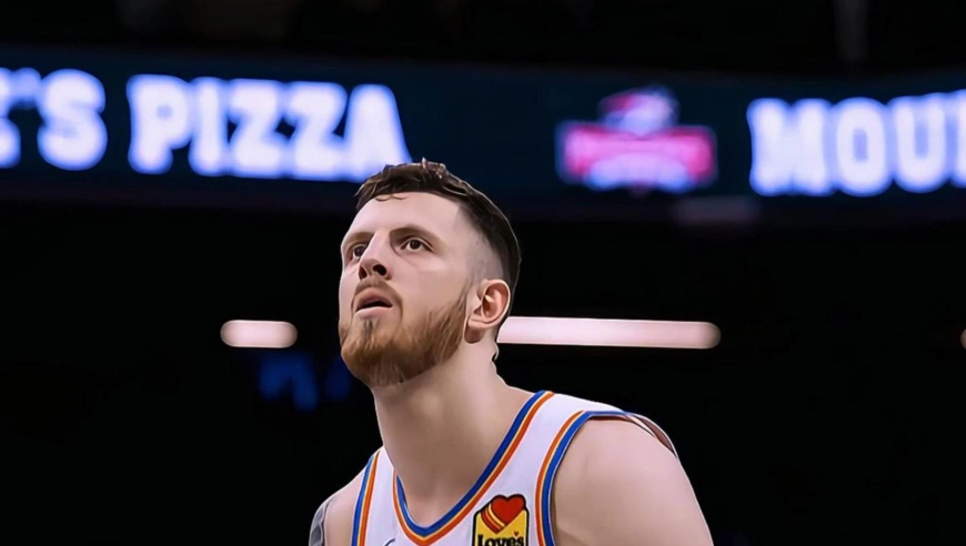 吃饼吃到吐！雷霆哈滕vs国王33分19篮板集锦：抛投成瘾+疯狂吃饼