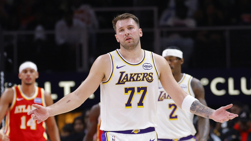 东契奇vs老鹰22分11助攻集锦：连送助攻+超远logo三分难救湖人