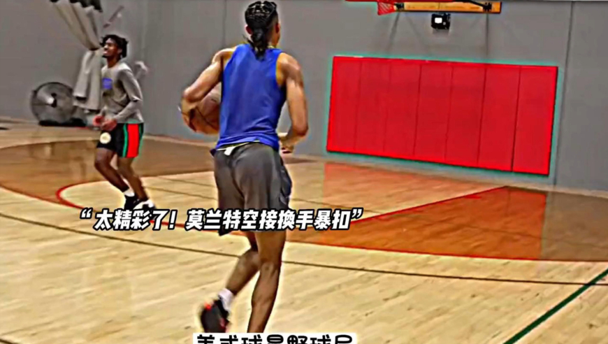 NBA球星的野球局太精彩了，西蒙斯联手戈登大战莫兰特小贾伦，一言不合就暴扣！