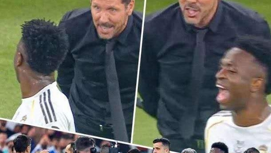 维尼修斯与马竞教练西蒙尼的冲突原因被揭露，原来是前者先挑衅了