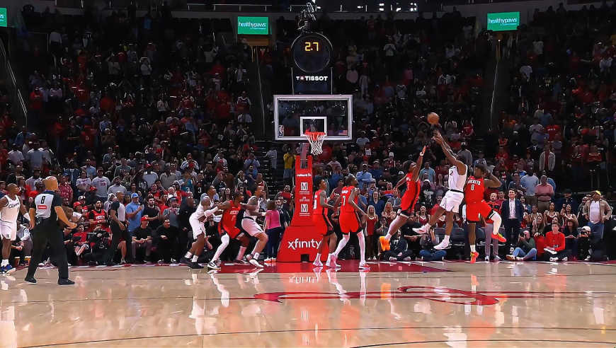 12日NBA官方十佳球：哈登背传助攻泰森 莱昂纳德后仰2+1绝杀火箭