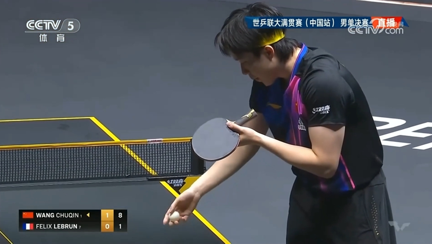 无懈可击！王楚钦思路太清晰 单局狂轰11-2直接打懵F勒布伦