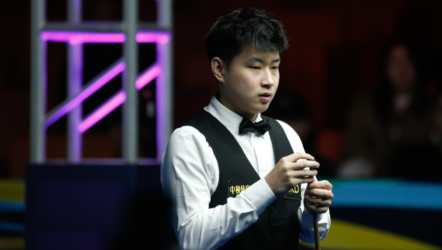 赵心童展示强大的纠错能力 轰高质量单杆