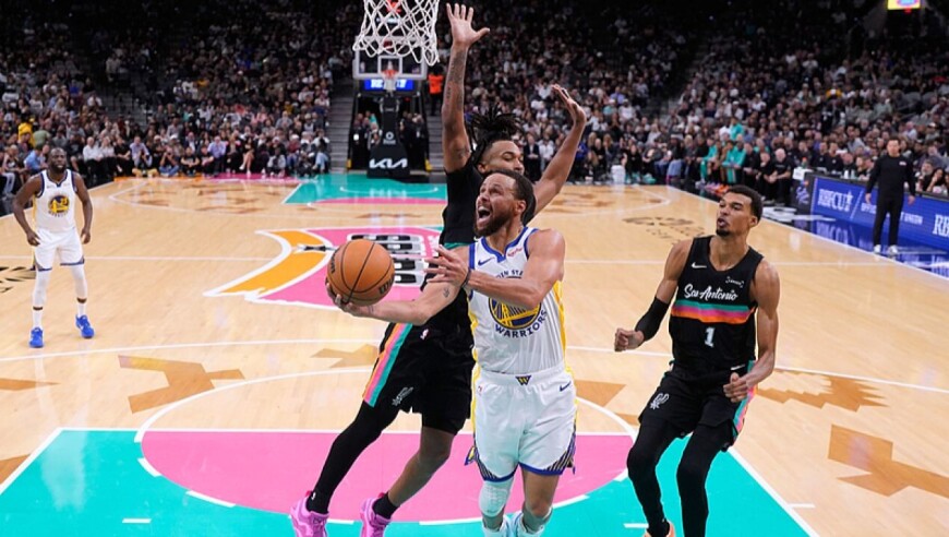 【集锦】勇士125-120马刺 库里46+5+5力压文班亚马31+15+10