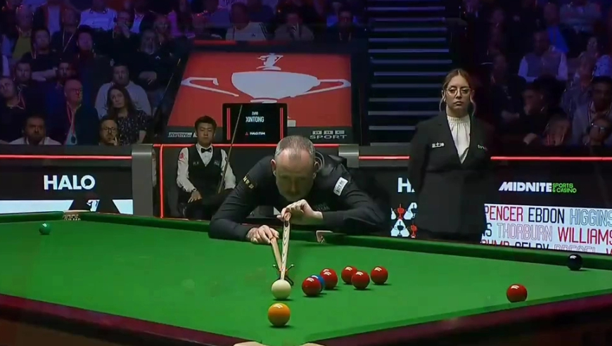 赛点局准度极限对决！赵心童长台一箭穿心，马叔道心破碎大势已去