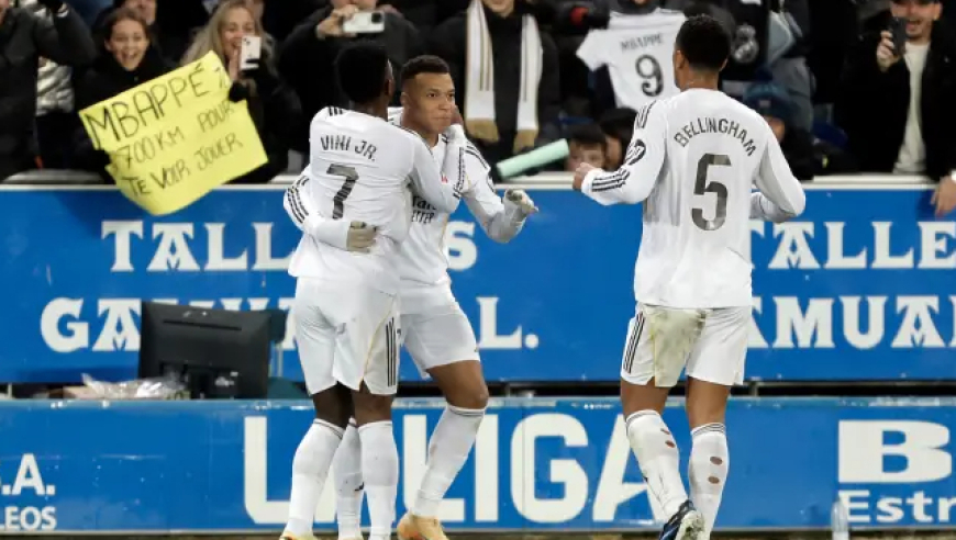 西甲：皇马2-1终结连败落后4分 姆巴佩建功罗德里戈连场破门