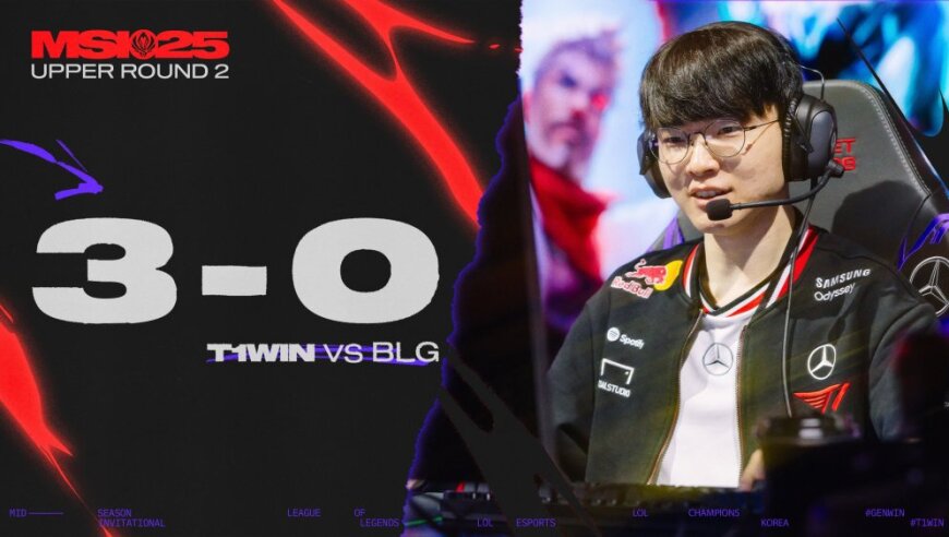 T1破除MSI魔咒，横扫BLG，Faker成为首位国际赛200胜场选手