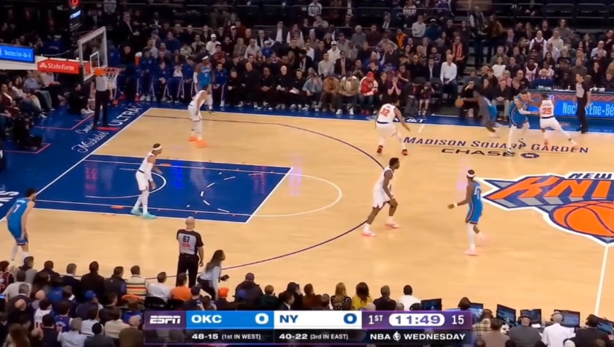 激烈局!雷霆对阵尼克斯全场回顾