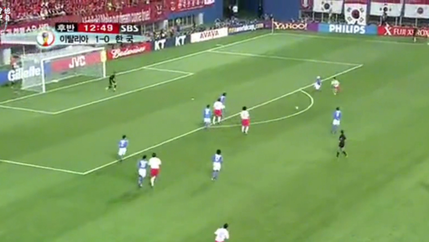 体坛记忆｜02年世界杯韩国vs意大利，世界杯史上最肮脏的90分钟