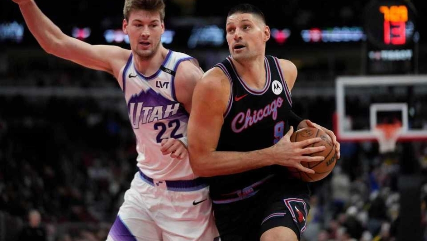 武切维奇35+7+5准绝杀公牛险胜爵士 森萨博43分生涯新高