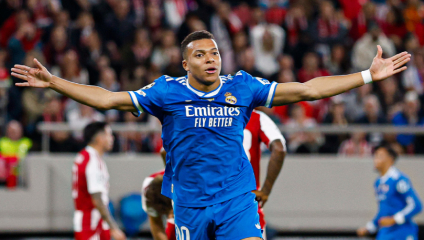 一场4-3上演进球大战，姆巴佩一战封神：轰入4球，刷新欧冠新纪录