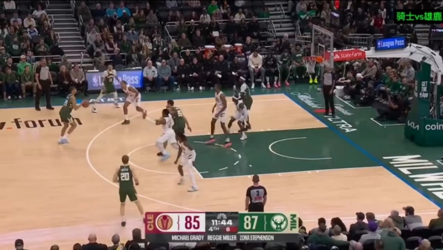 刺激！骑士vs雄鹿决胜时刻：哈登关键喂饼莫布里杀死比赛