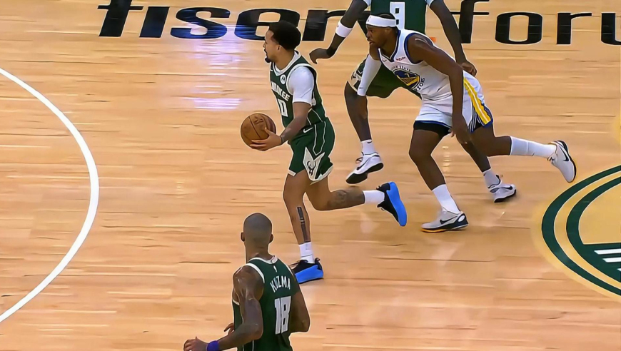 残阵大爆发！无字母哥雄鹿首节末两分钟轰出10-0攻击波碾压勇士