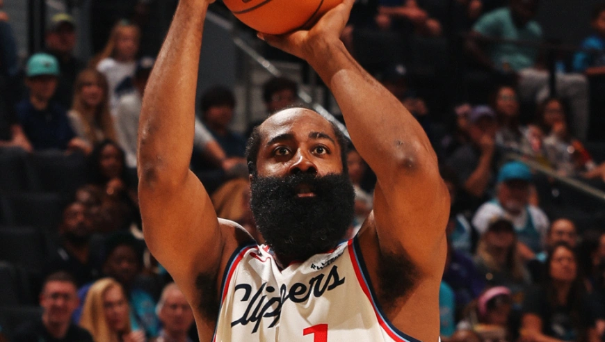 哈登狂轰55分梦回巅峰！首节27分太无解 连创新高狂飙10记三分