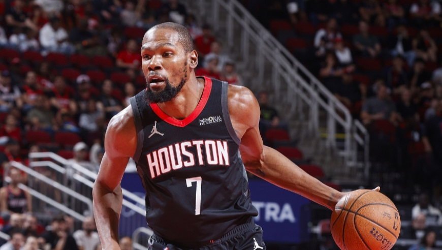 换大火了！火箭连续5个回合都有斩获 杜兰特连续高难跳投