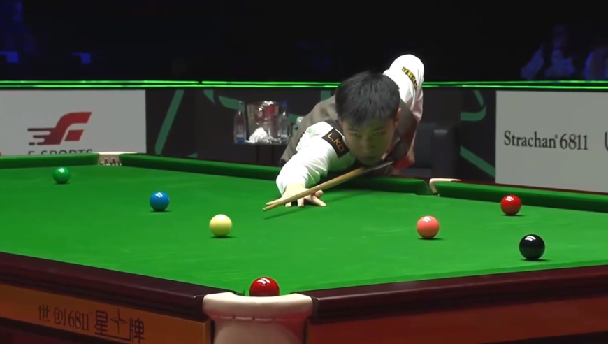 单杆60分找回状态！赵心童解决贴库球，2-2战平希金斯