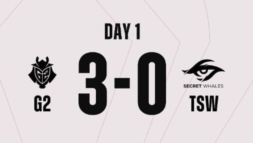 G2赢下2026全球先锋赛小组赛第一日比赛